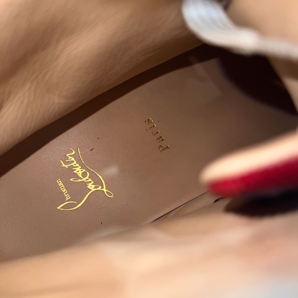 CHRISTIAN LOUBOUTIN Multicolor Blue Spikes Flat Crosta High Top Sneakers 43-10US - Picture 13 of 17